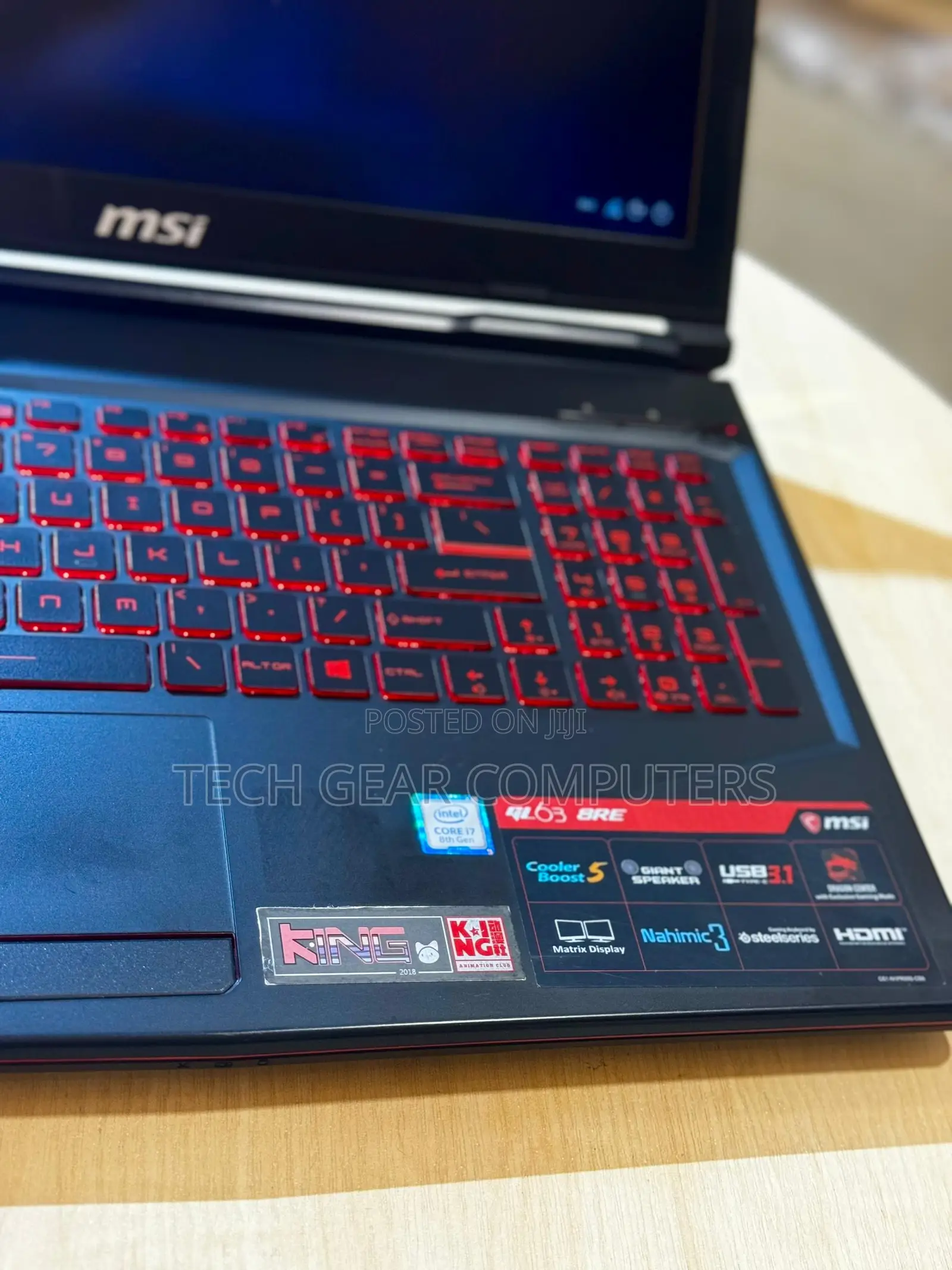 Laptop MSI GF63 16GB Intel Core i5 HDD+SSD 1T