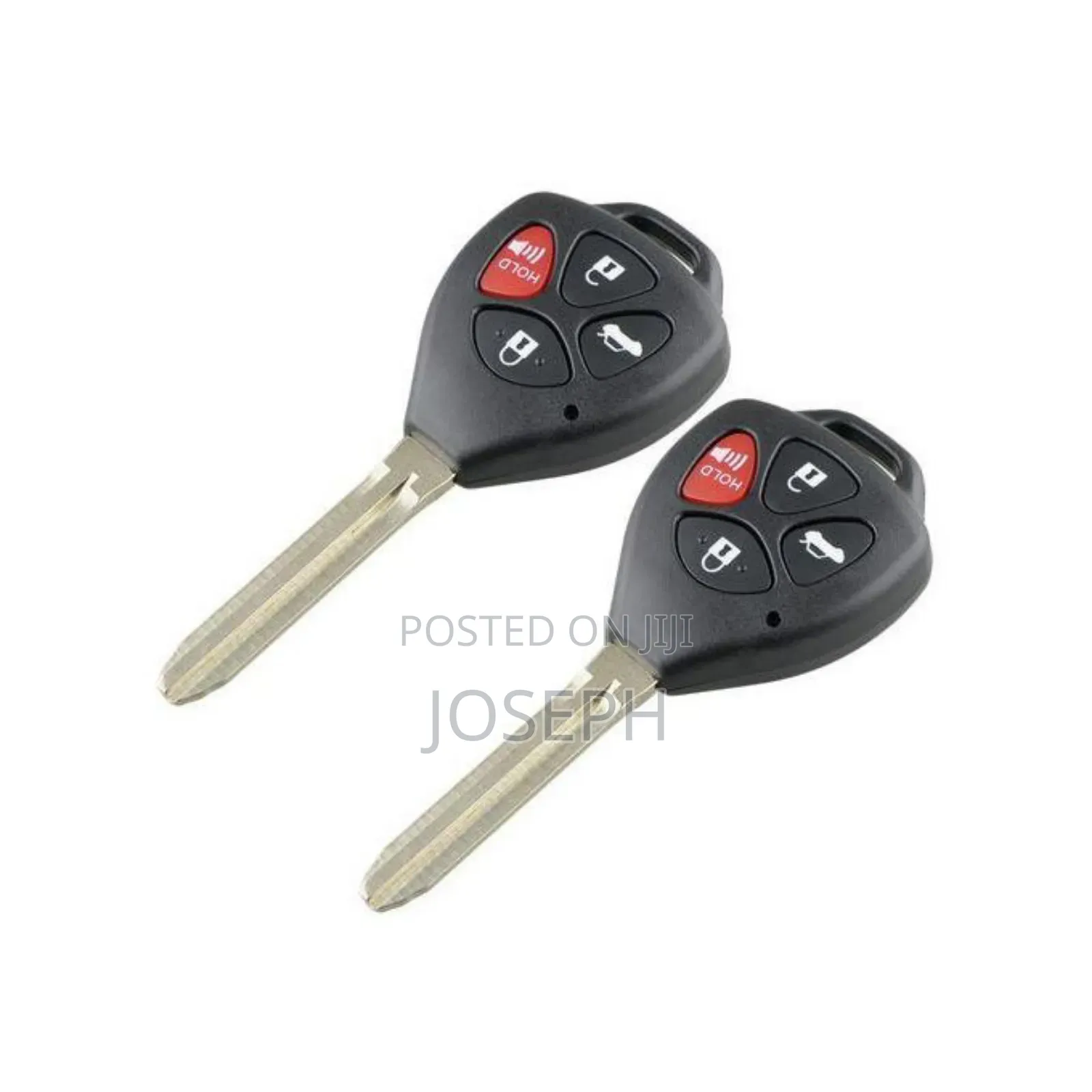 Toyota 4 Button Key Shell X2