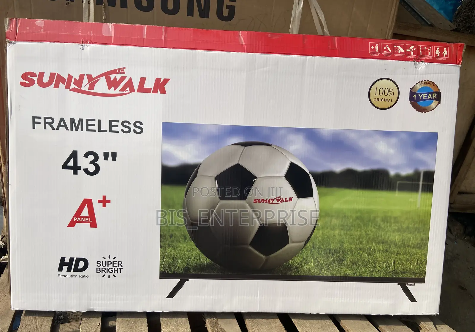 Sunny Walk 43” Frameless Hd Super Bright