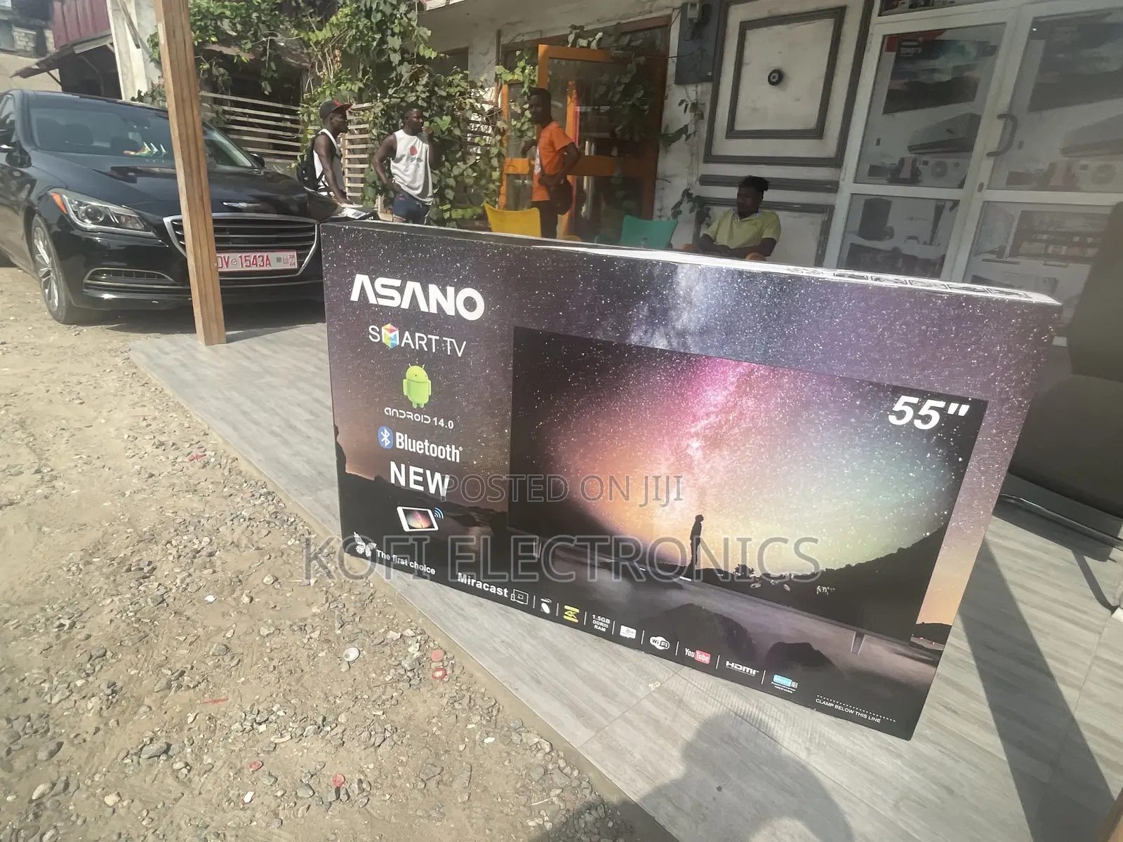 {Suitable For Home} Asano 55" UHD 4K Smart Satellite TV