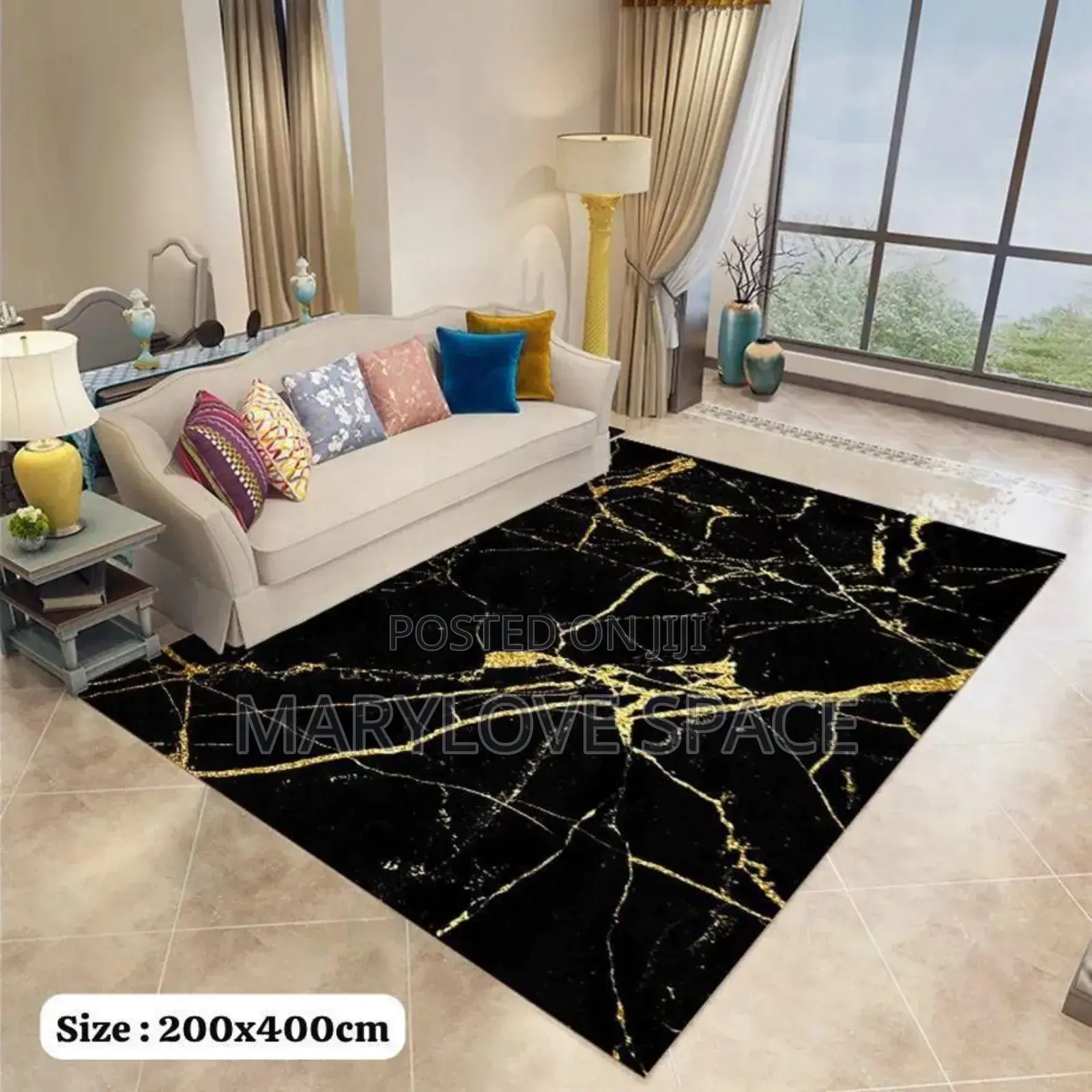 Quality 3d Centre Carpet (200x400cm)