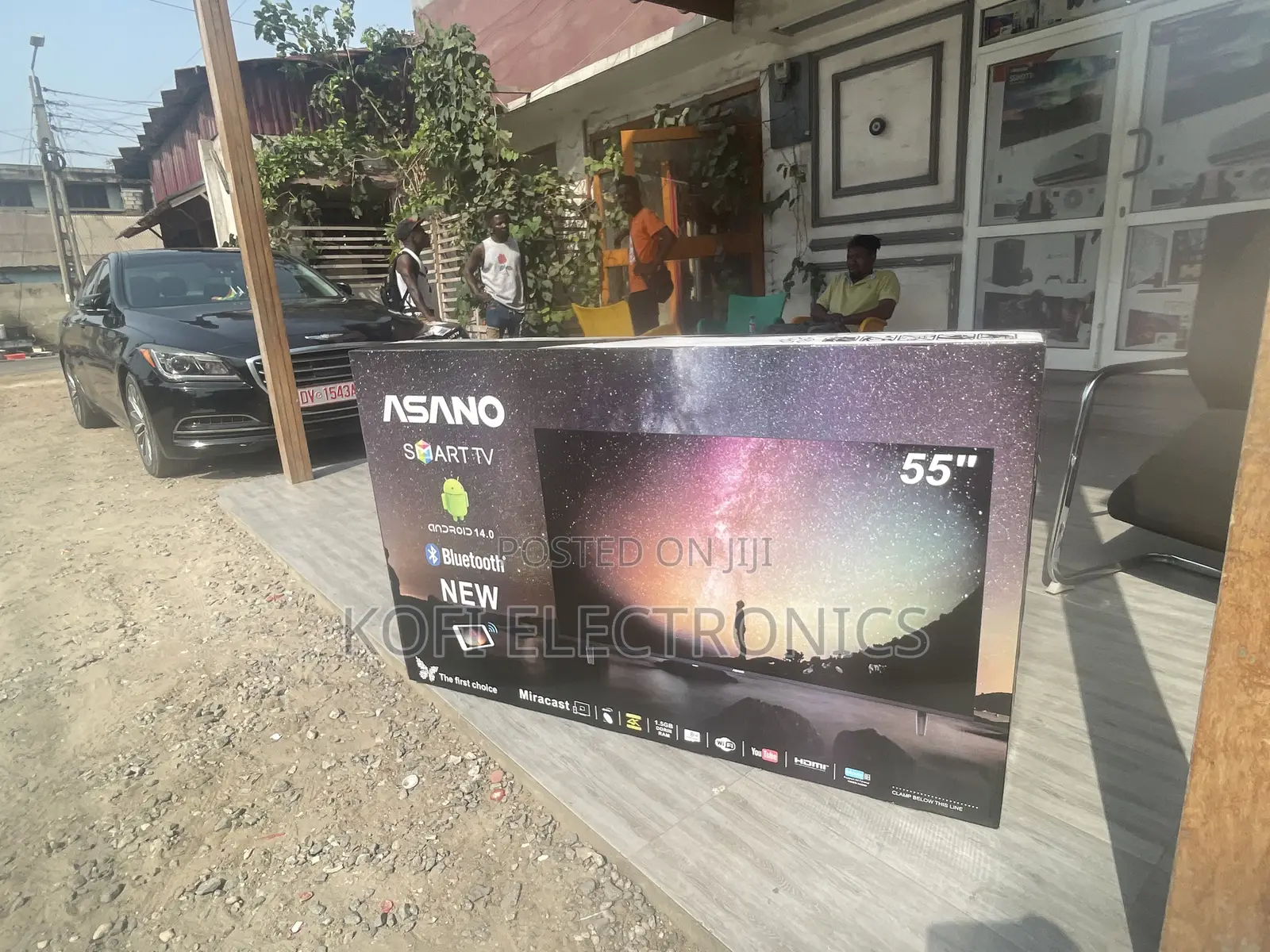 {Stand Type: Simple Luminus}Asano 55" 4K Smart Satellite TV