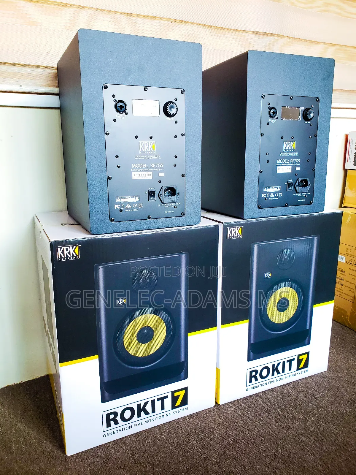 Original KRK Rokit Rp7 G5 Pair Latest Version Monitor
