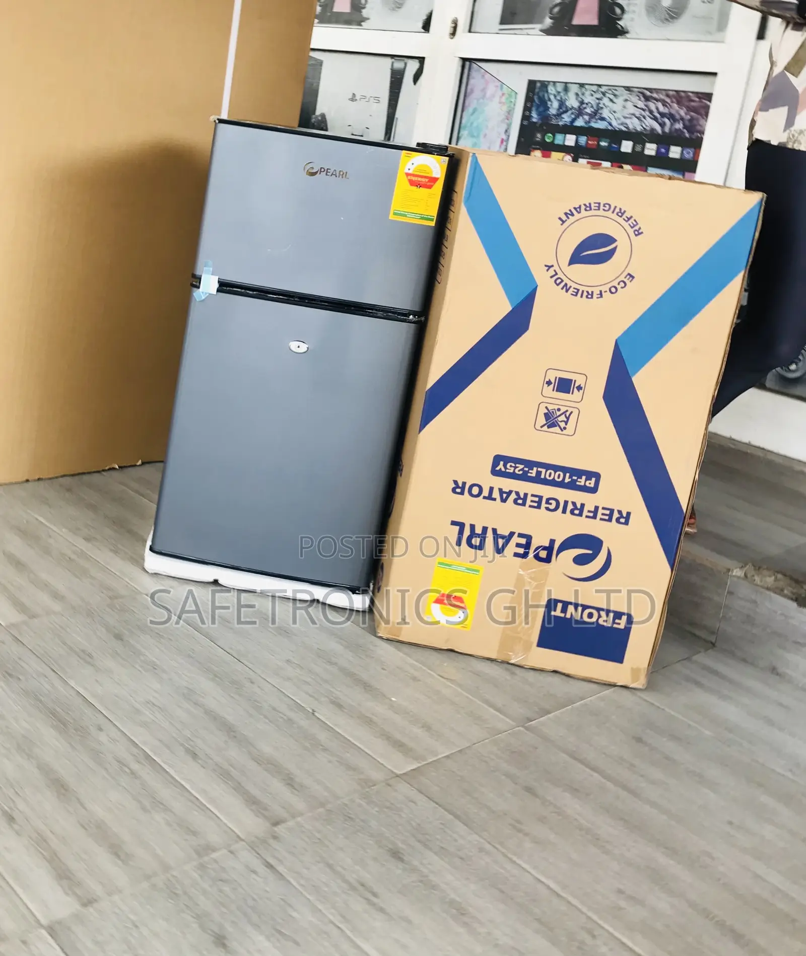 Correct Pearl 2 Doors Tabletop Black 90 Liters Top Mount