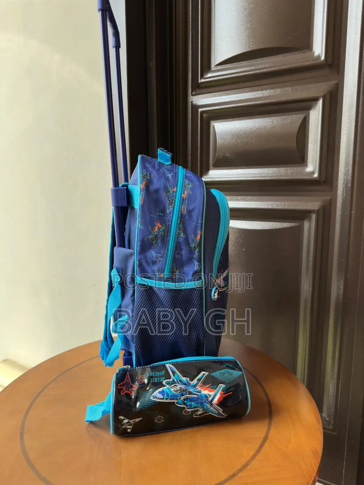 Kids Boys Blue Trolley Bags