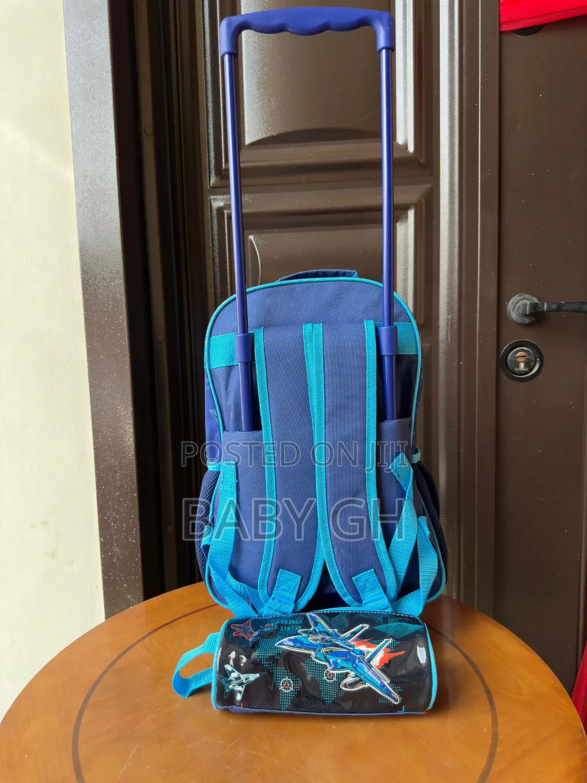 Kids Boys Blue Trolley Bags