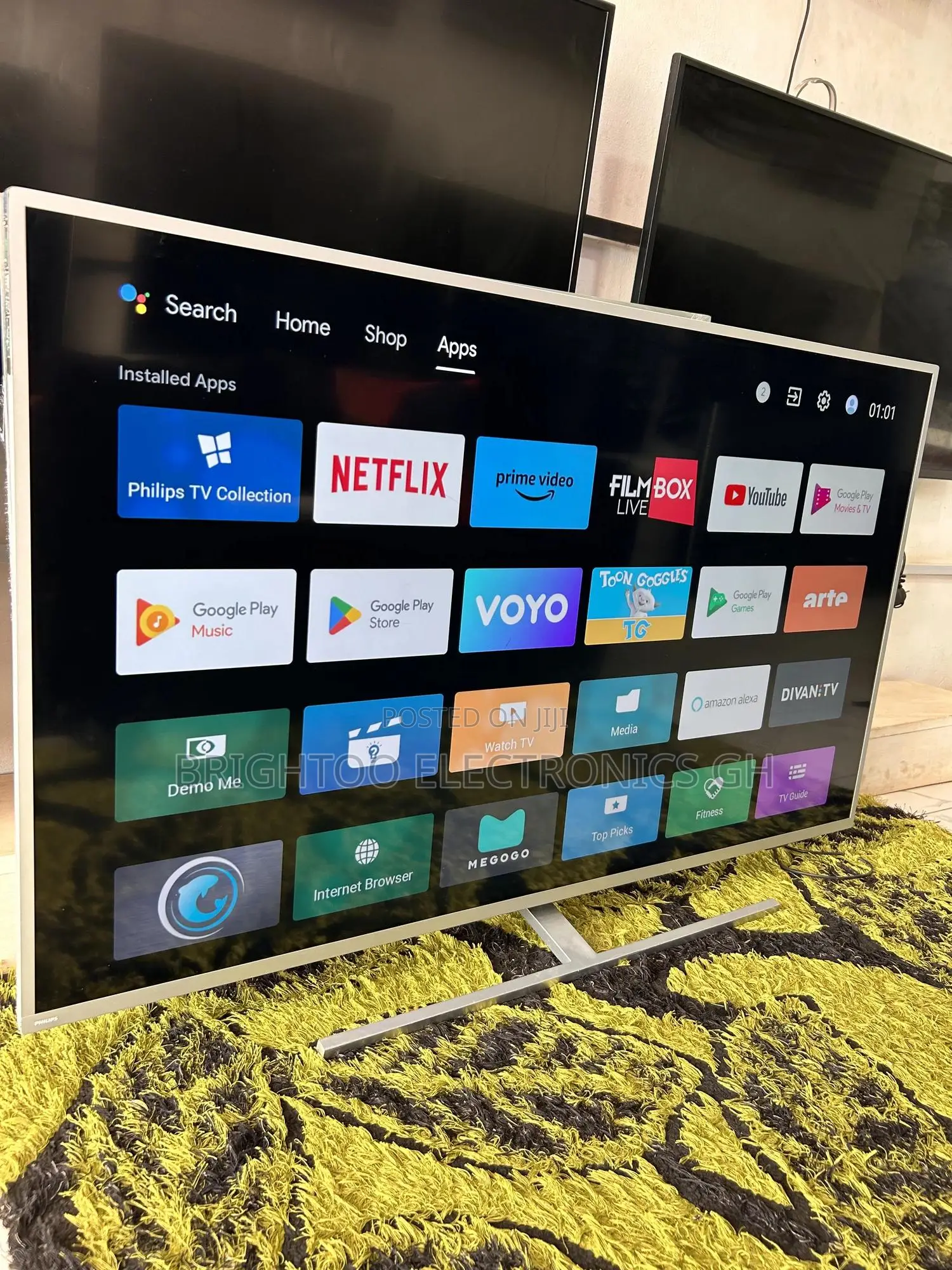 55inches Full Digital Satellite Android Smart Phillps Tv