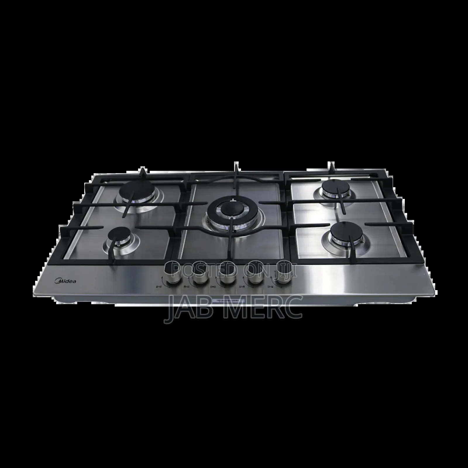 5 Burner Midea Stainless Steel Silver 90cm With Filters New