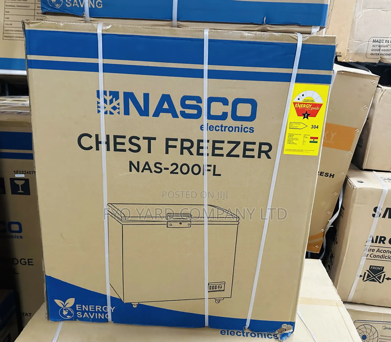 Quality Strong Nasco 145 LTRS Chest Freezer (Nas-200fl)