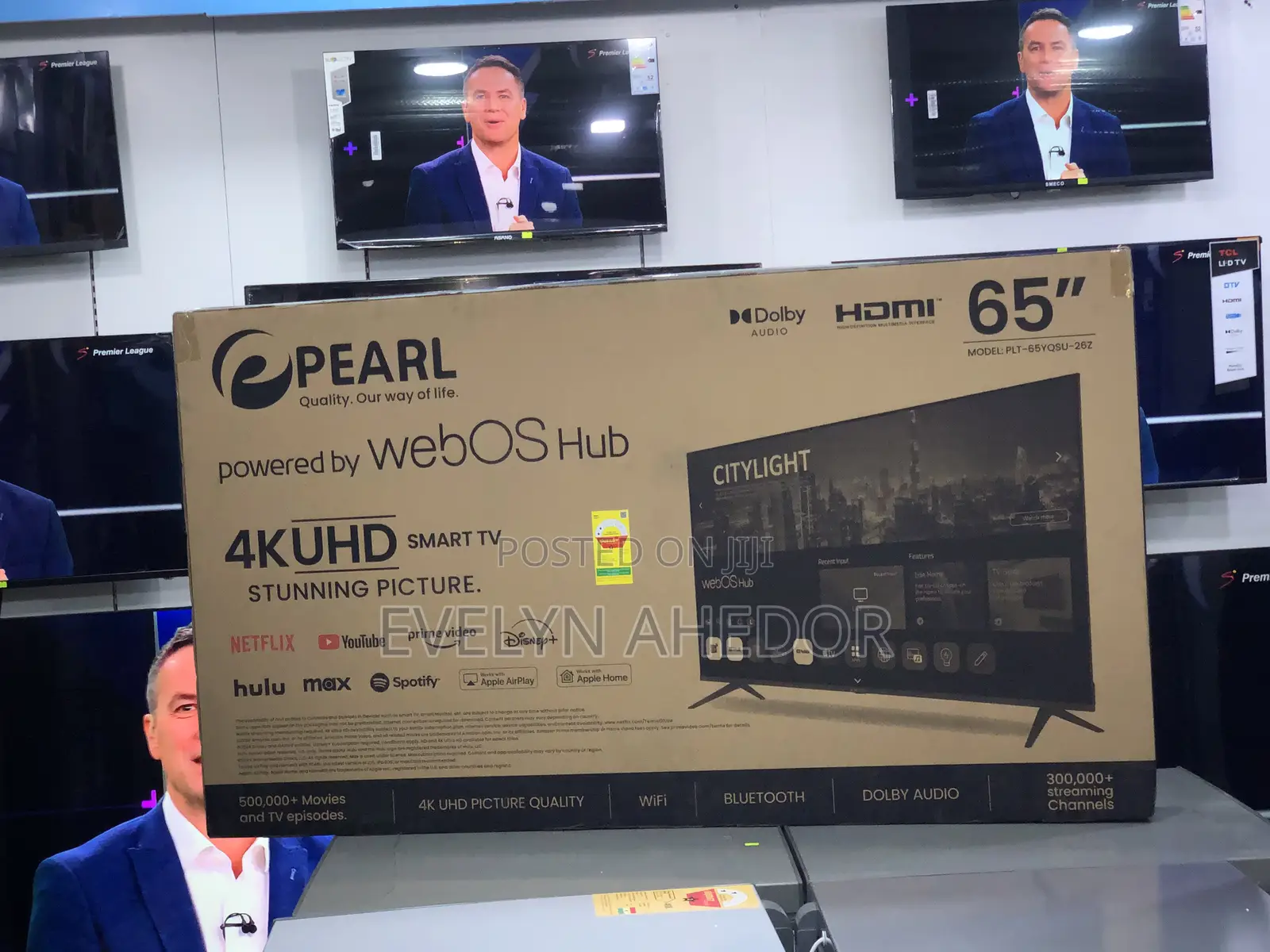 Pearl 65 Inches UHD Smart Tv Available