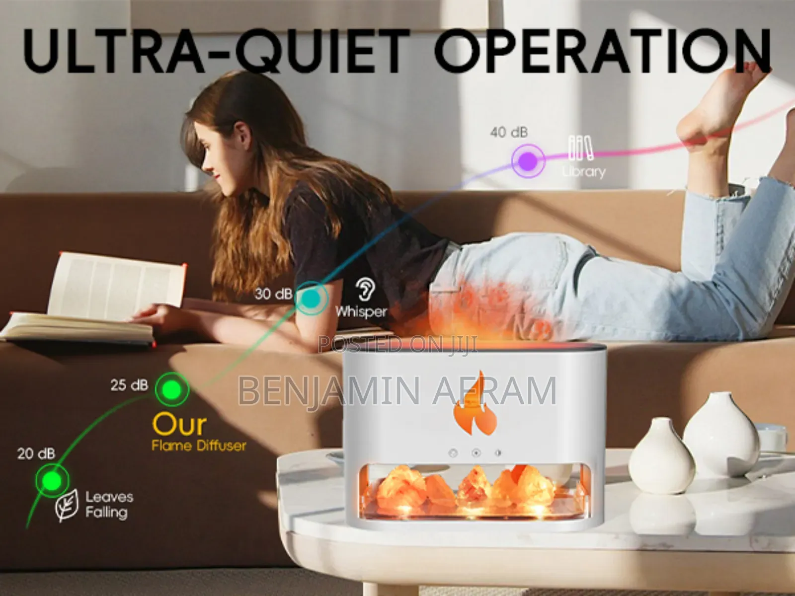Flames Salt Aroma Diffuser Air Freshener