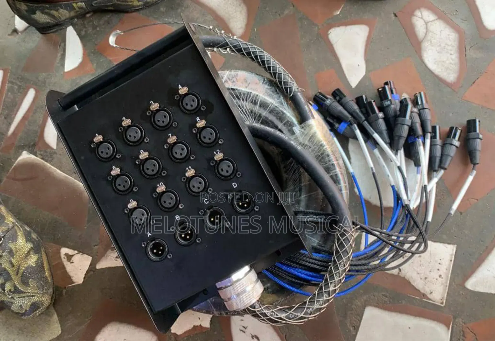 12channel 4output Stage Box/ Audiolink (30meters)