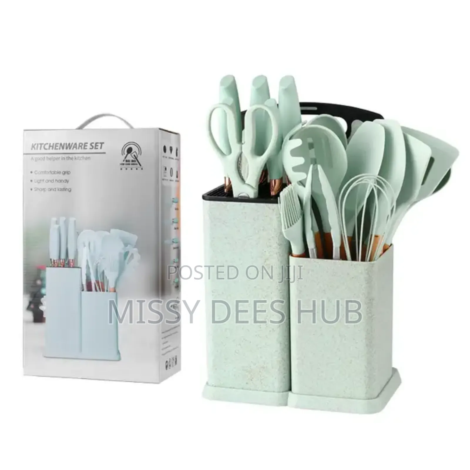Silicone Kitchen Set With Knives and Cutting Board