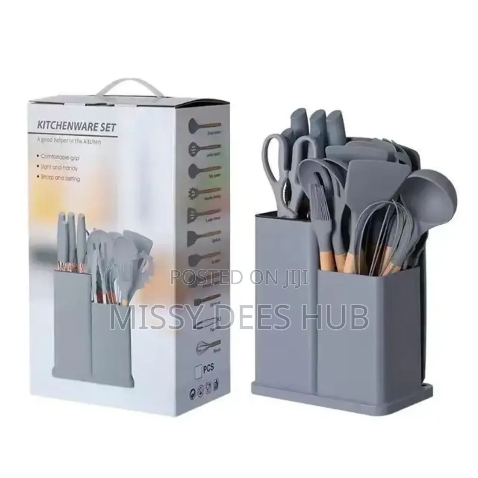 Silicone Kitchen Set With Knives and Cutting Board