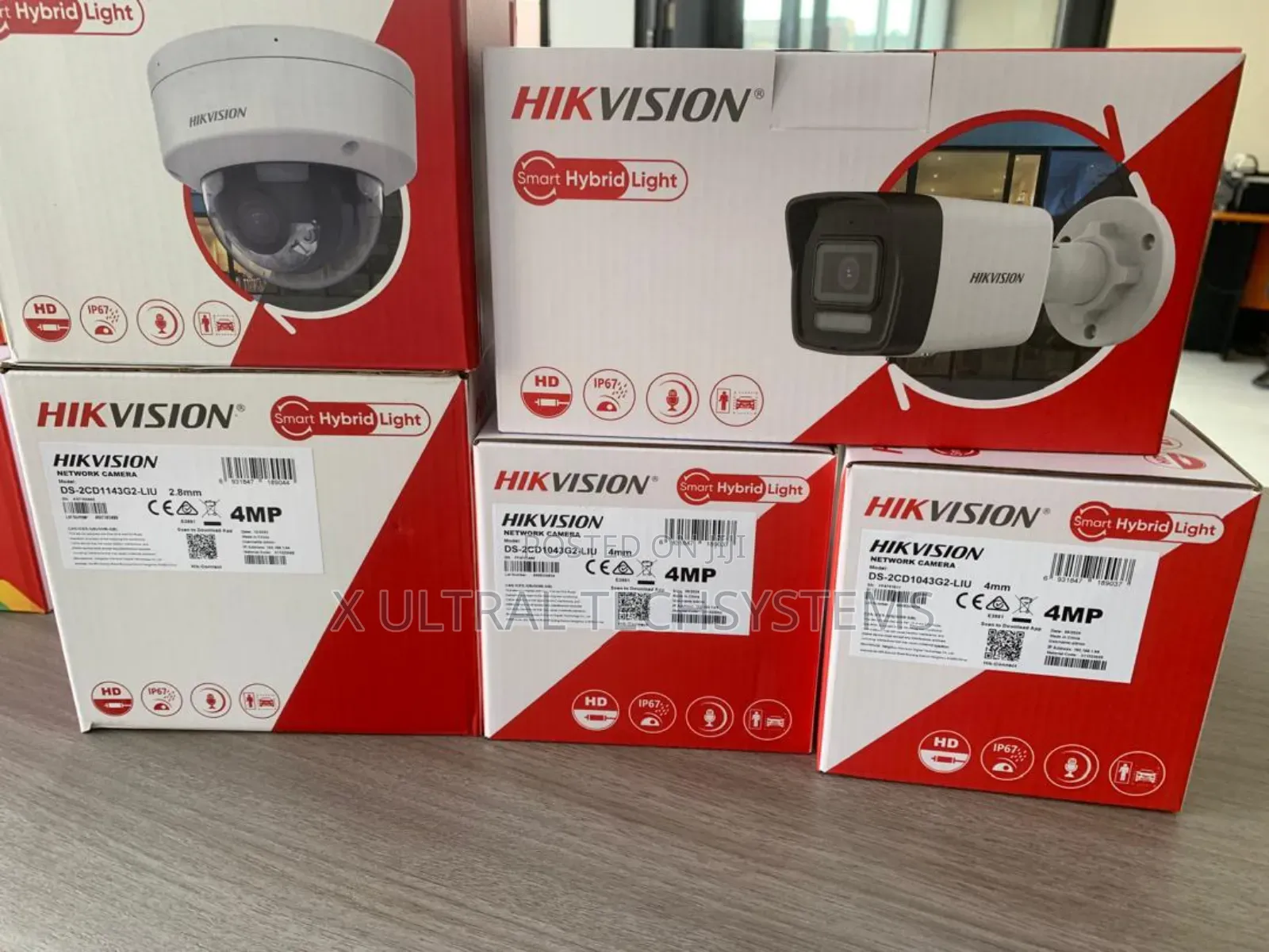 4 Mp Smart Hybrid Light Fixed Bullet Network Camera
