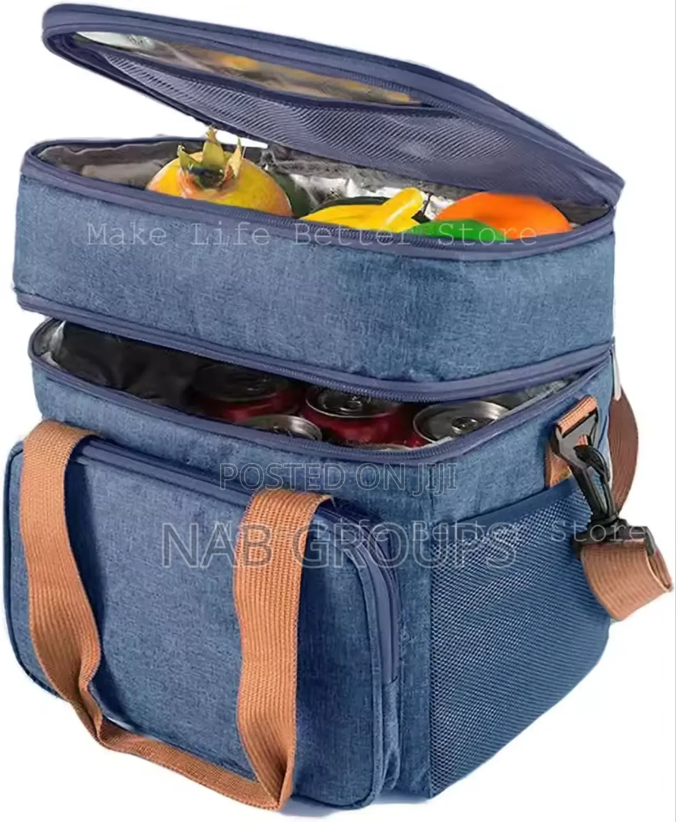 Dual Compartment Tote Bag