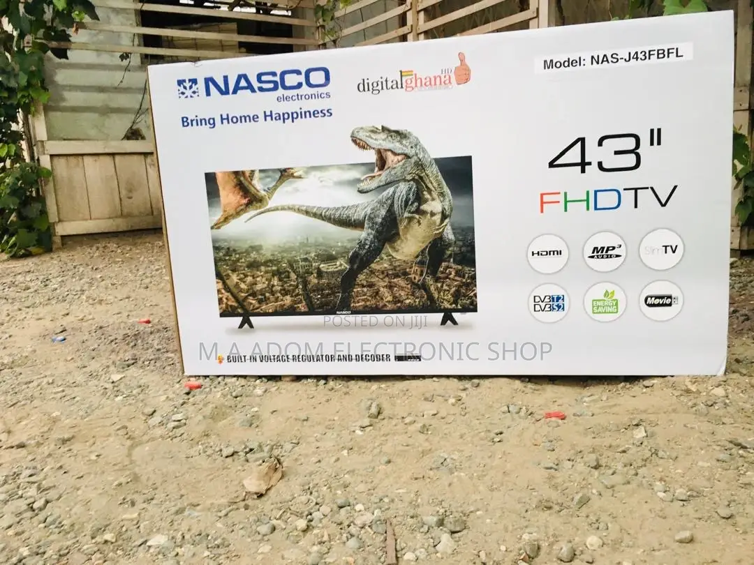 Unleash Entertainment With Nas 43” Digital Satellite Led Tv