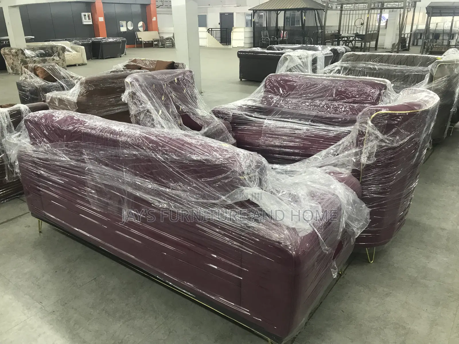 Luxurious Fabric Sofa Set(1+1+2+3)