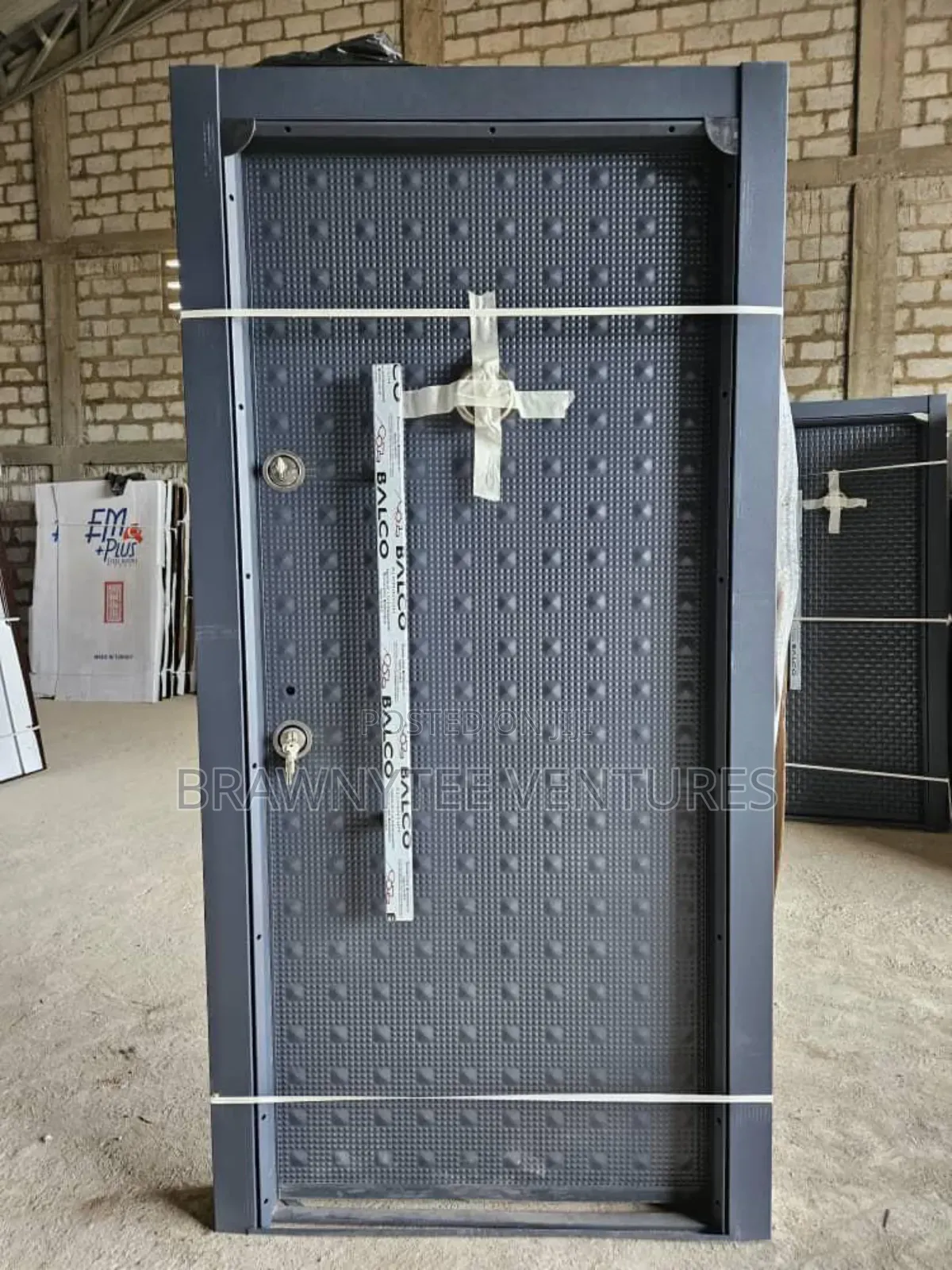 Brawnytee FM Grey Security Door
