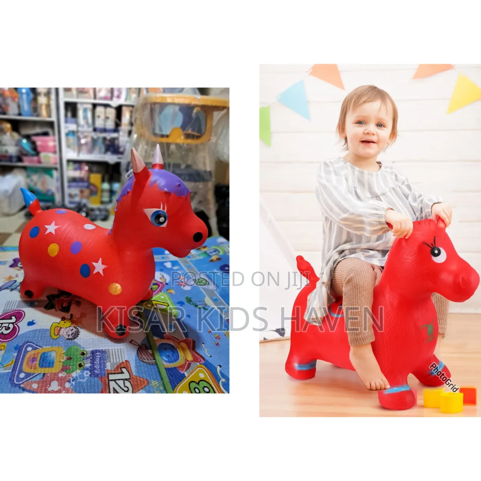Inflatable Bouncing Hopper Horse With Music