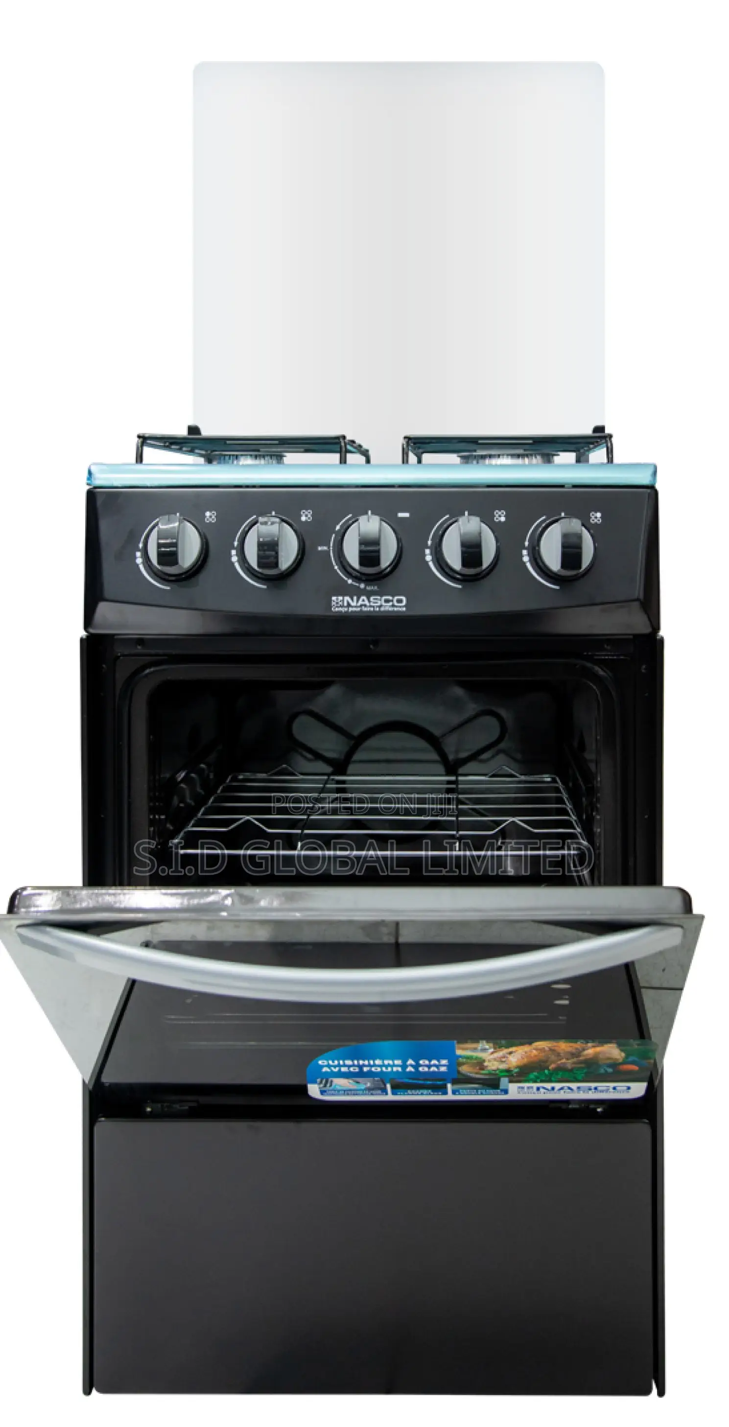 Sizzle With Safety With NASCO-4-BURNER-GAS-COOKER-OVEN
