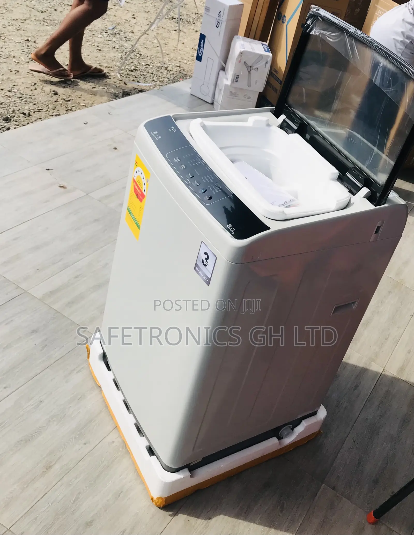 Get Soft Clean 8kg TCL Top Load Semiauto Washingmachine