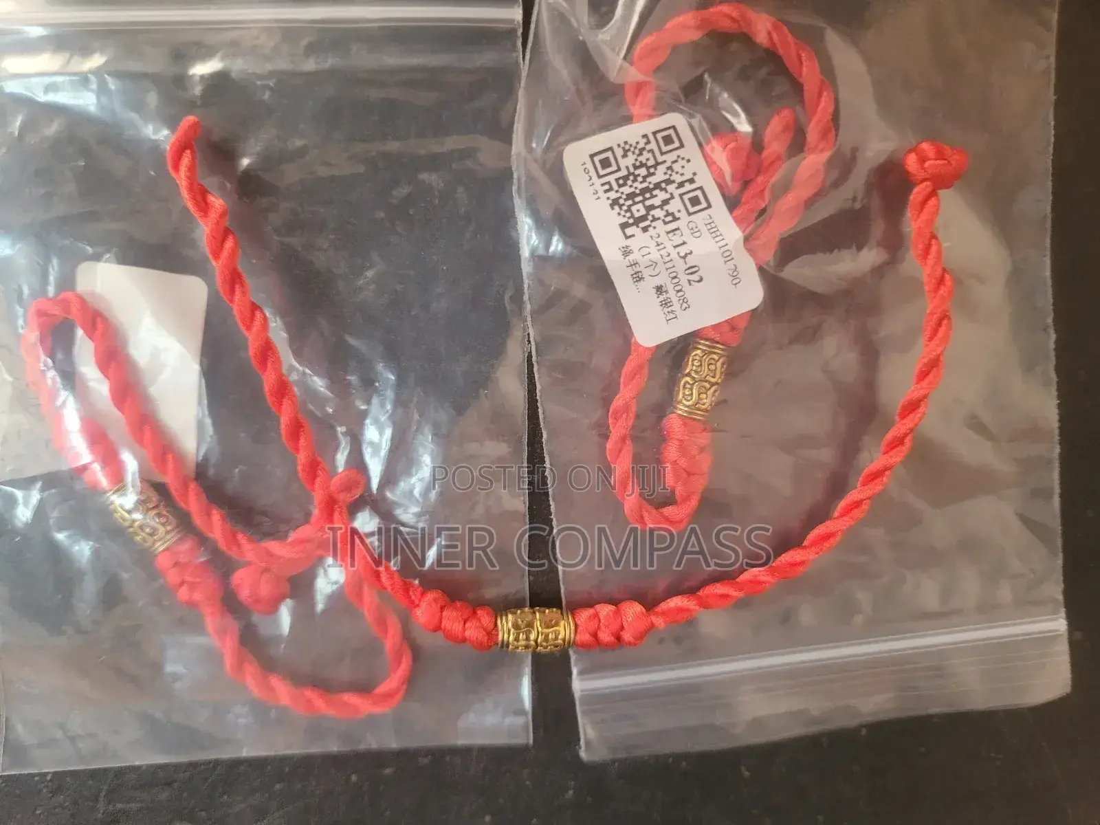 Chinese Feng Shui Lucky Red String Bracelet Amulet