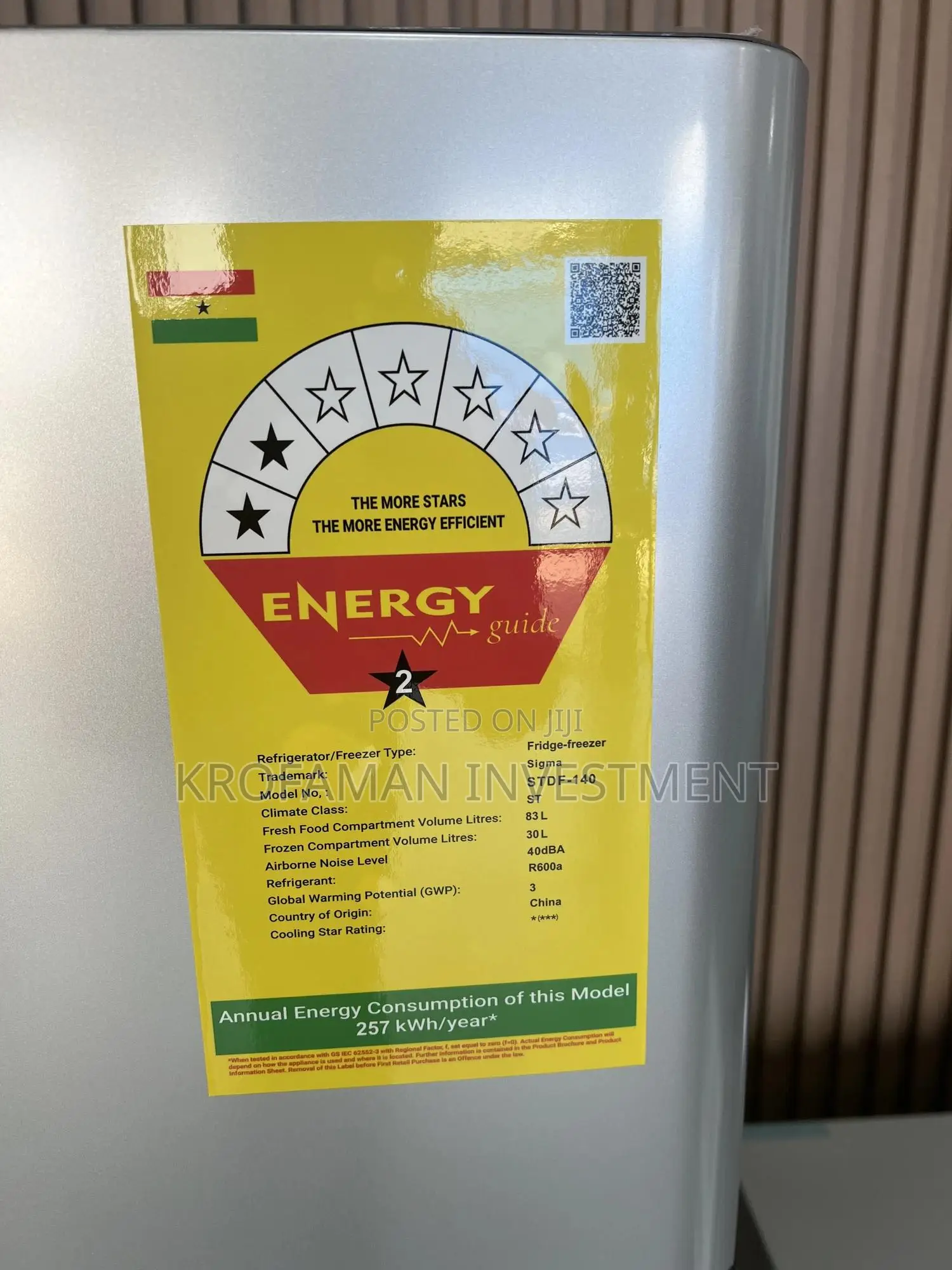 Sigma 118l Top Mount Refrigerator
