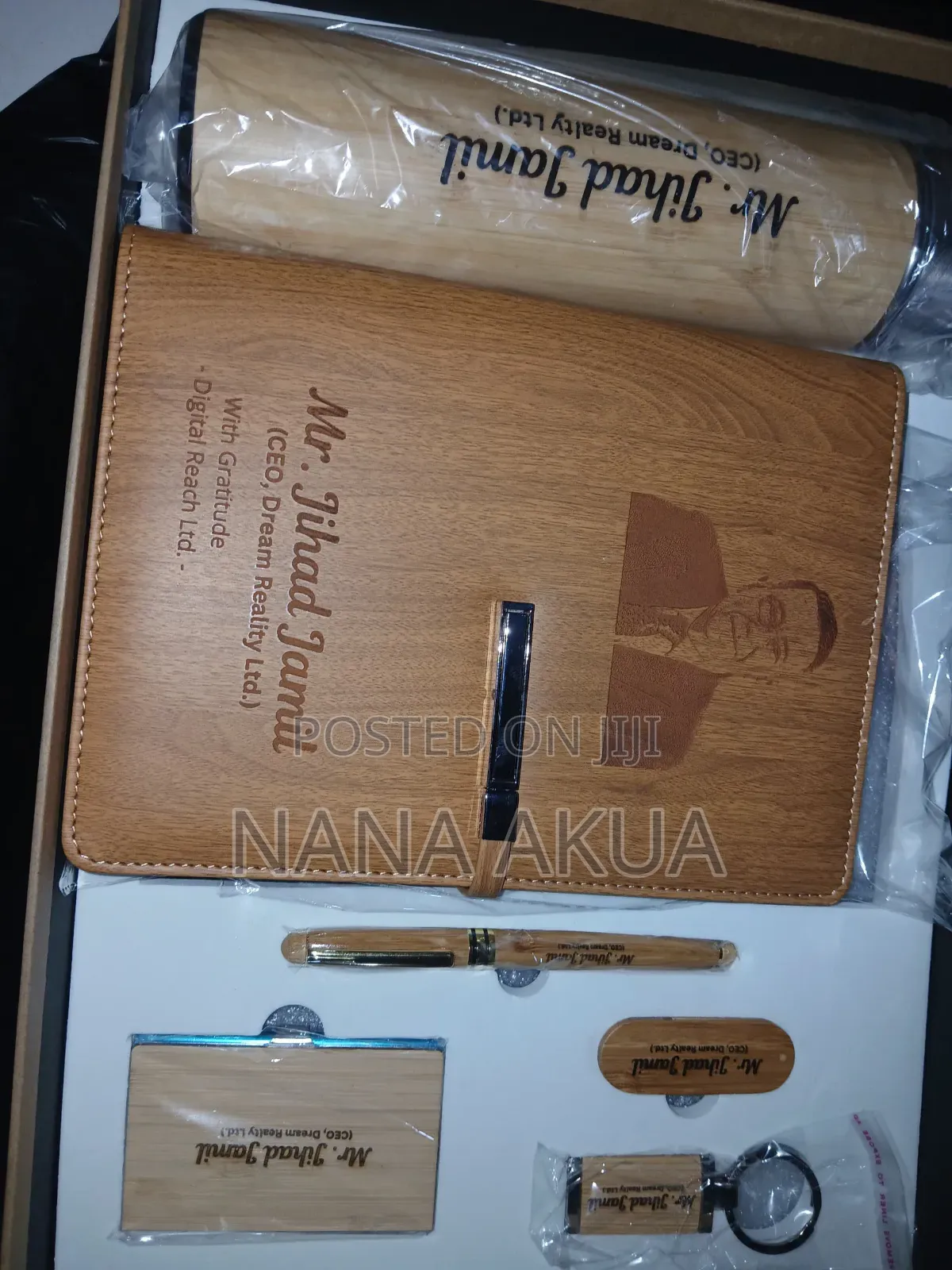 6 in 1 Bamboo Gift Set With Branding