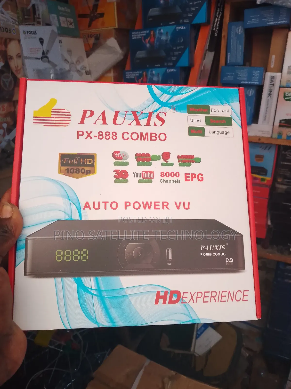 Multi Tv Set. Decoder, Dish and Call