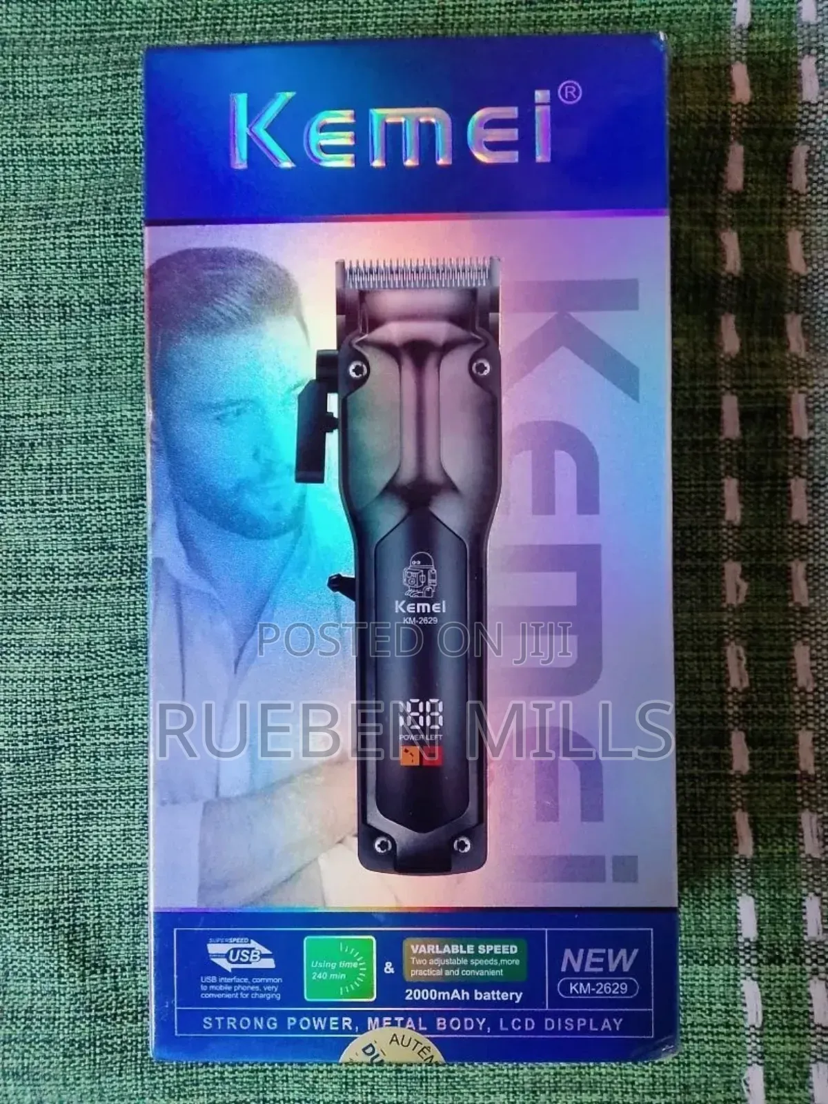 New Design Strong Power Kemei Barbering Machine Hair Clipper