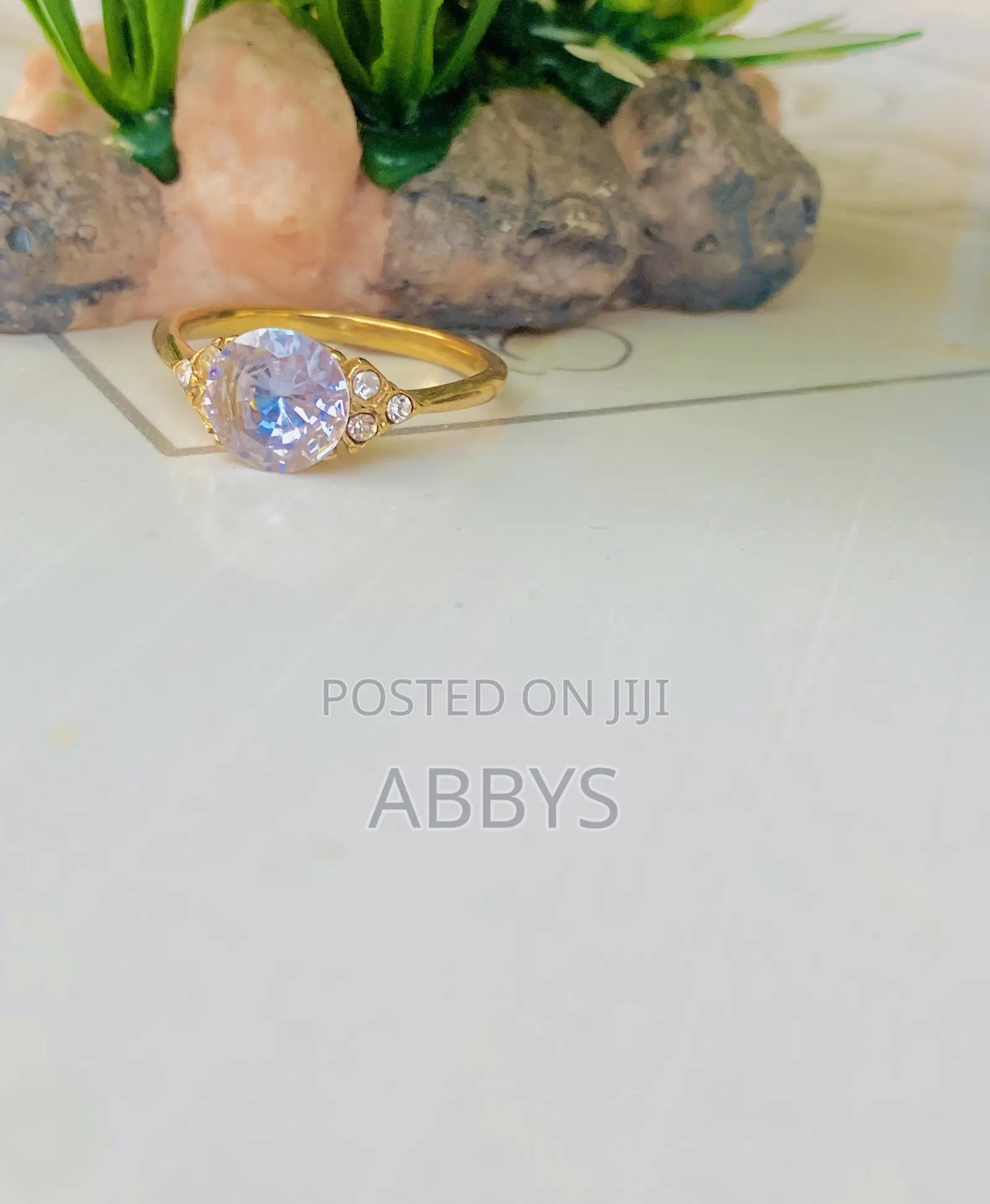 Vintage Moonstone Engagement/Promise Ring