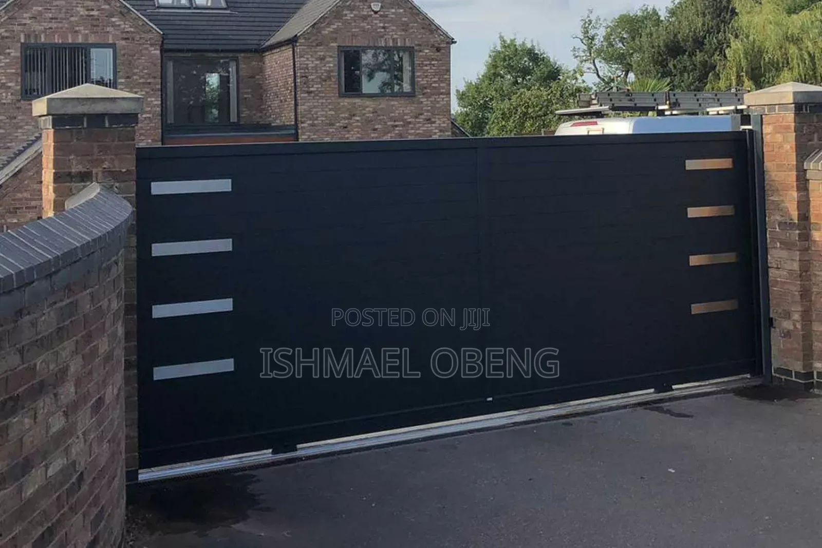 Sliding Gate, Fence Design, Burglar Proof, Staircase