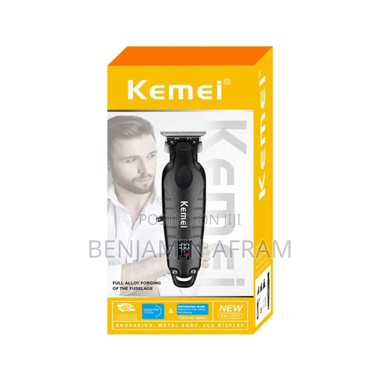Kemei Wireless Rechargeable Detailers/ Hair Clippers KM-2293