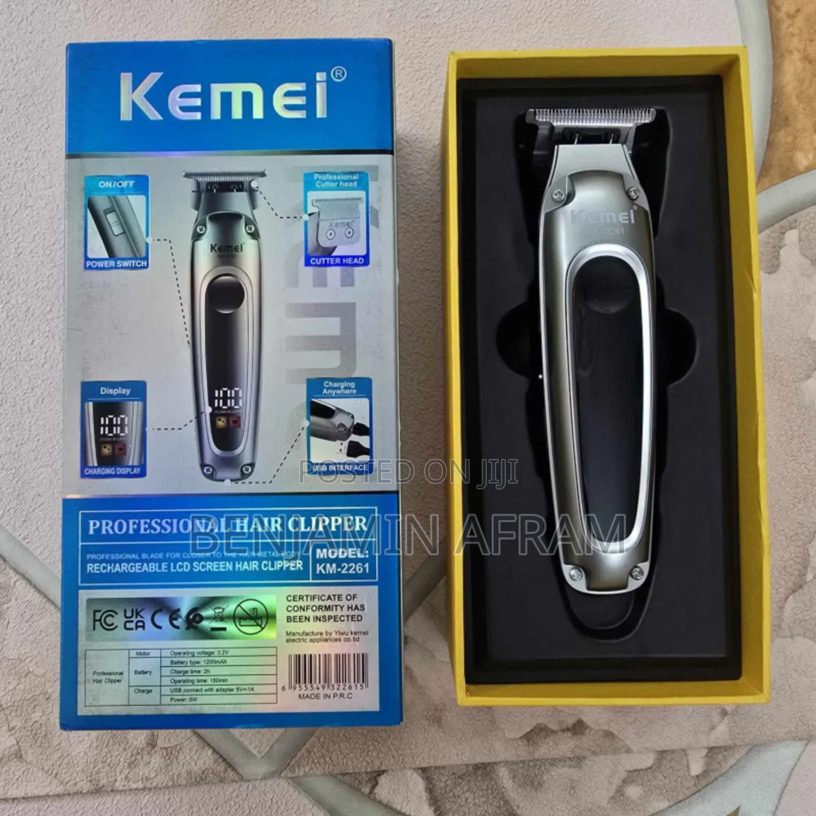Kemei Cordless Barbering Machine KM-2261
