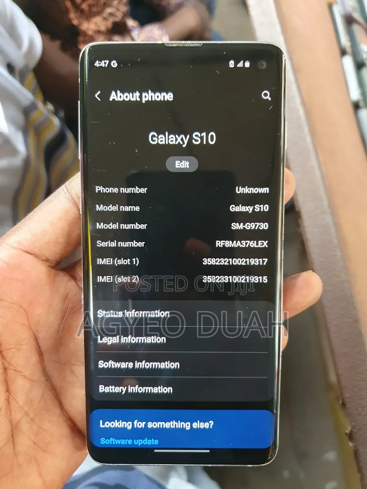 Samsung Galaxy S10 128 GB Black