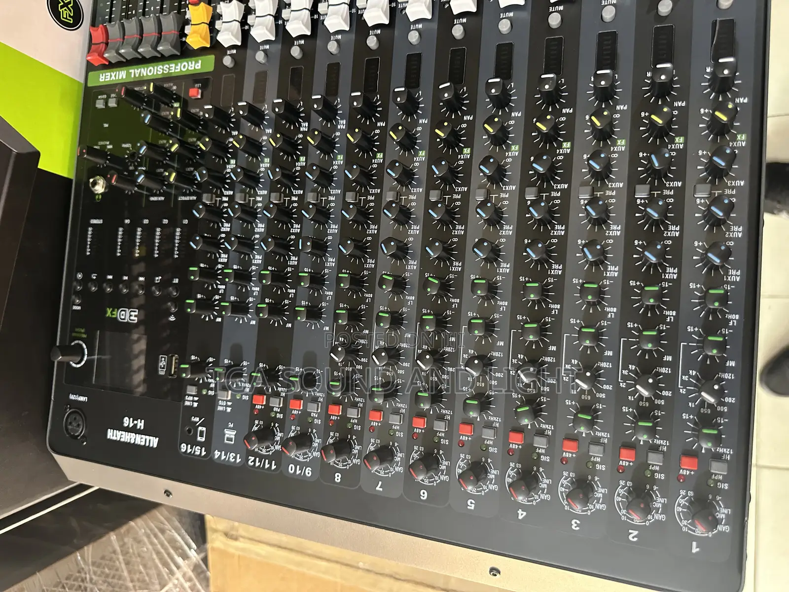 Allen And Heath 16 Channel Mixer With Multi-track Usb