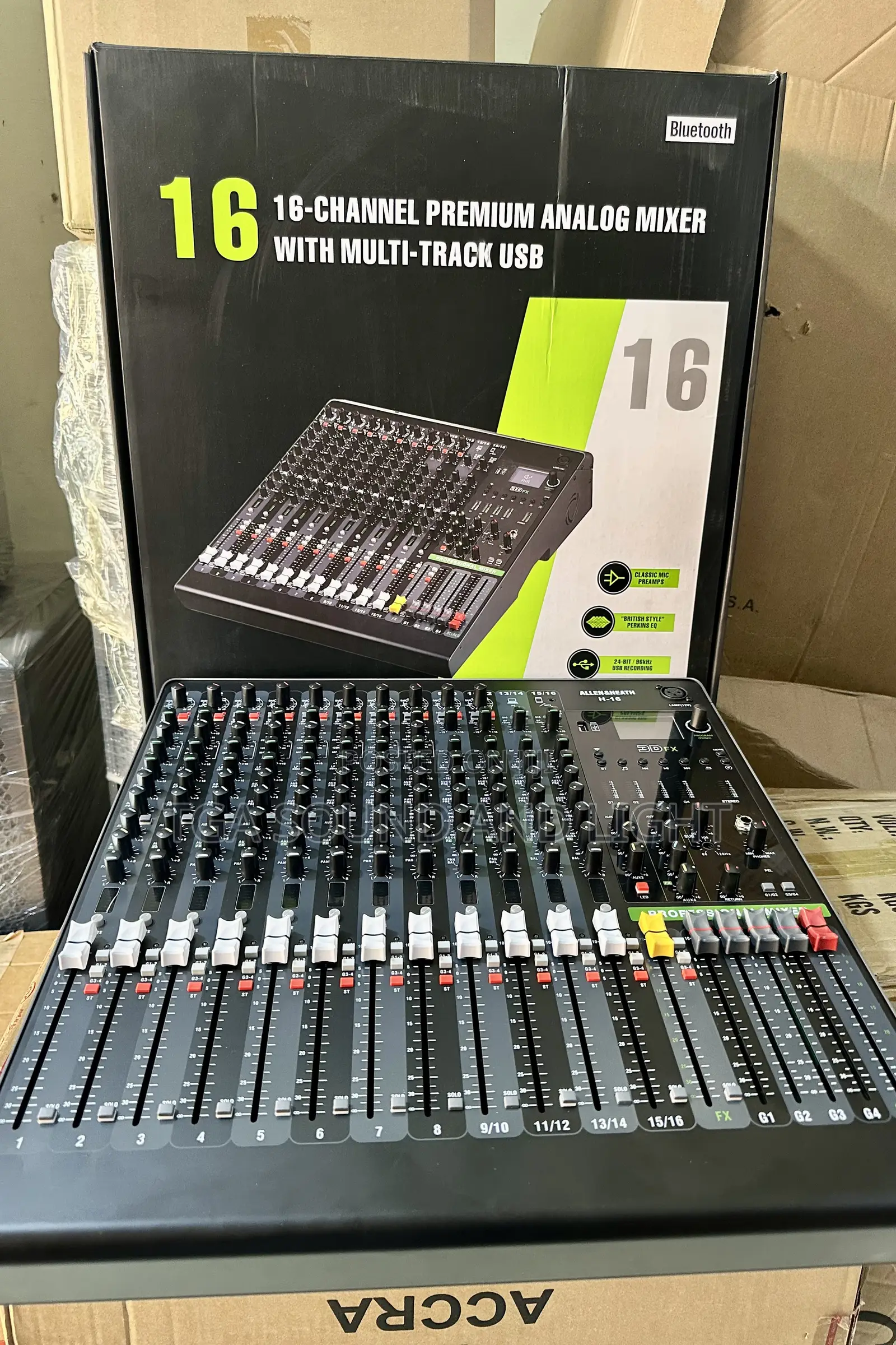 Allen And Heath 16 Channel Mixer With Multi-track Usb
