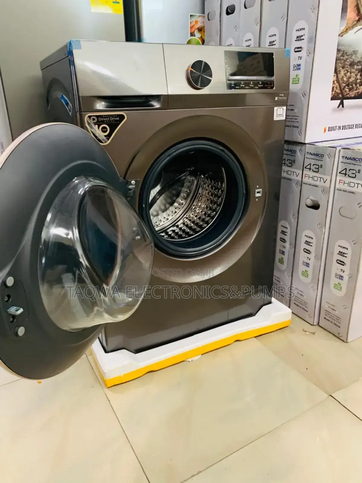 Save Time With TCL 10.5kg!! Wash and Dry