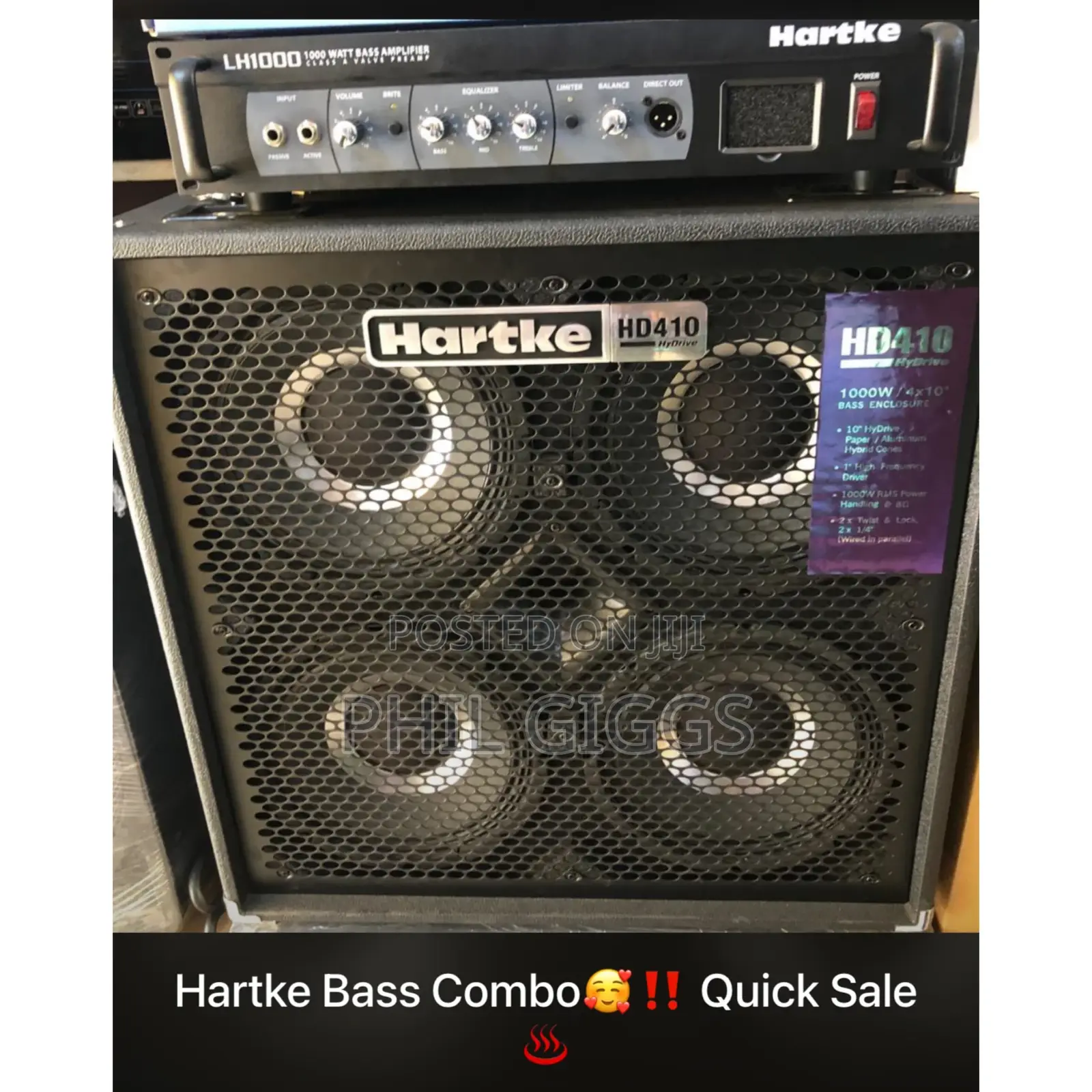 Hartke Hard Tail Bass Combo