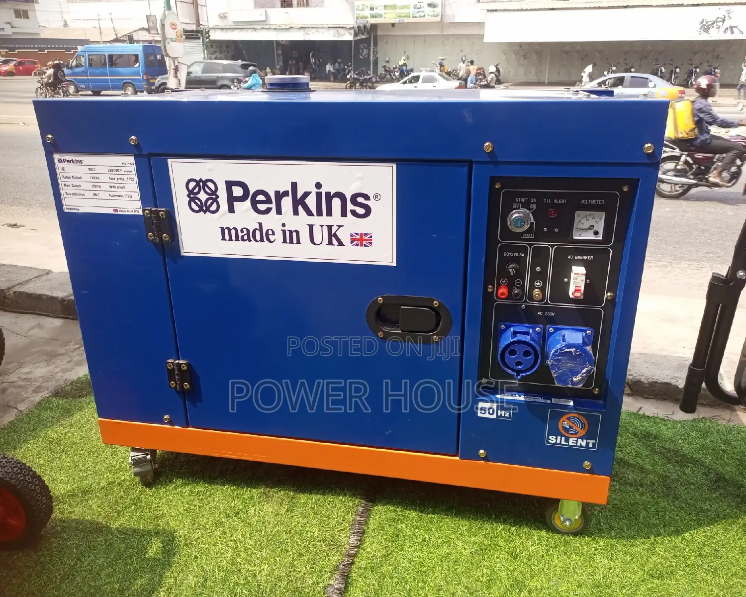 Longish Perkins Generator 15kva 16500w 230v UK Generator