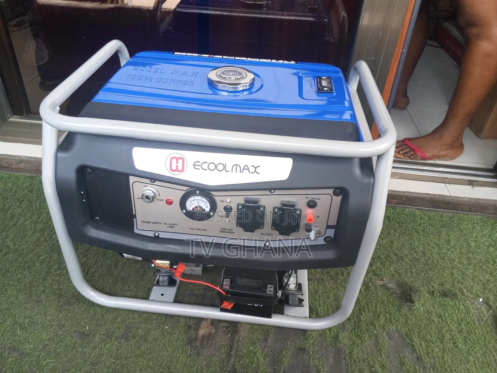 Ecoolmax Generator 7.0kva 8000W Silent Petrol Key Generator