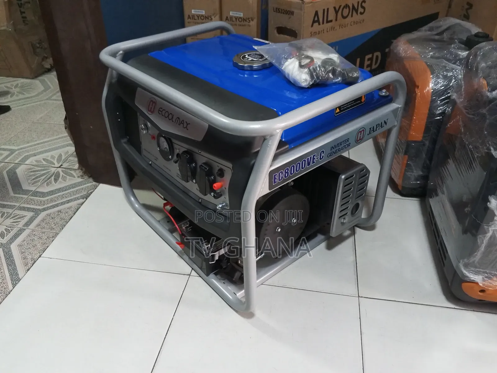 Powerful Geneset Silent Petrol Ecoolmax 7kva 8000W Generator