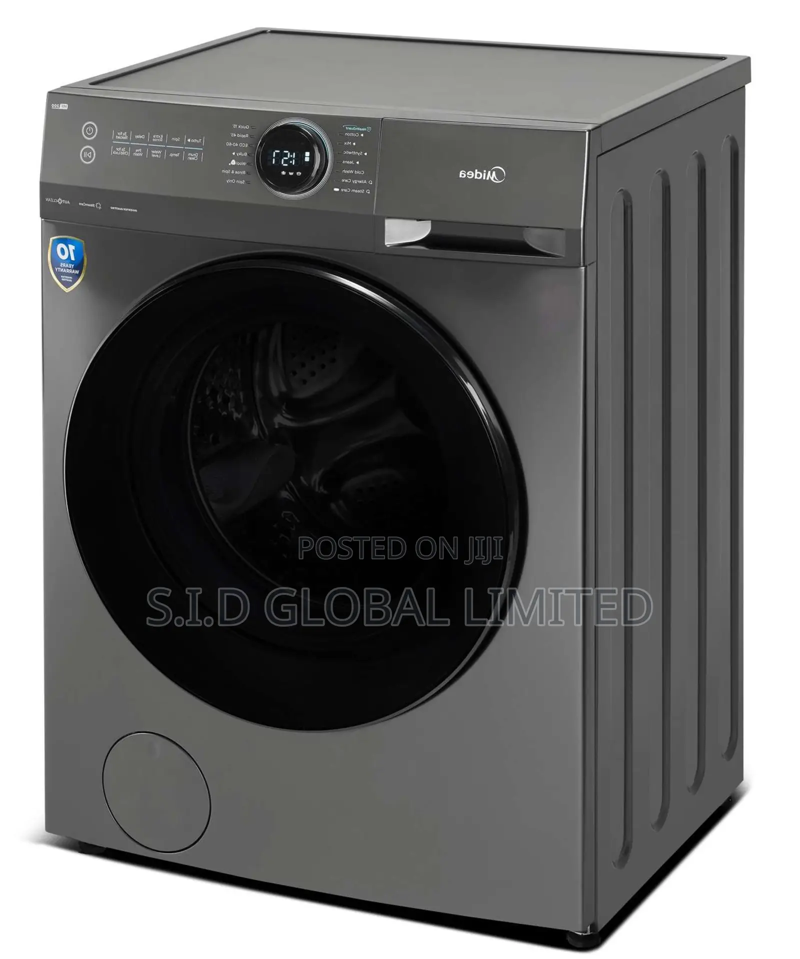 Flawless Laundry With MIDEA-FRONT-LOAD-10KG-WASHING-MACHINE