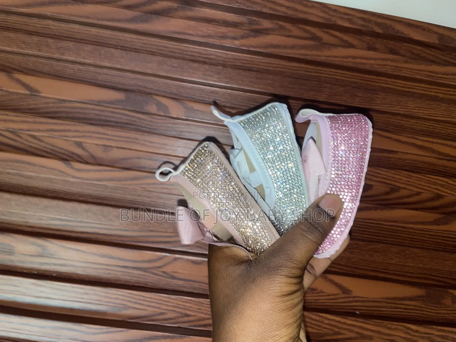 Crystals Baby Shoes