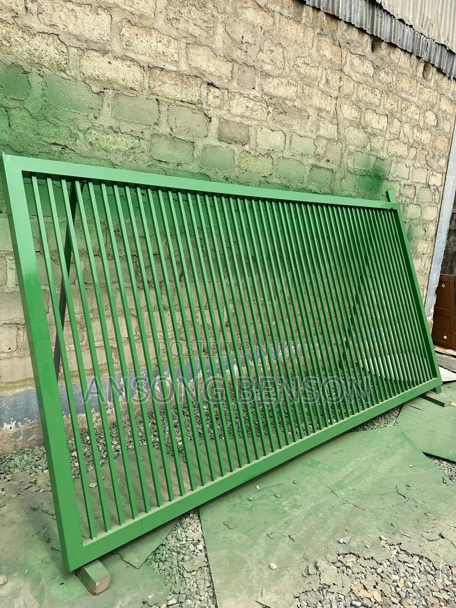 Galvanized Steel Coated Gate Available