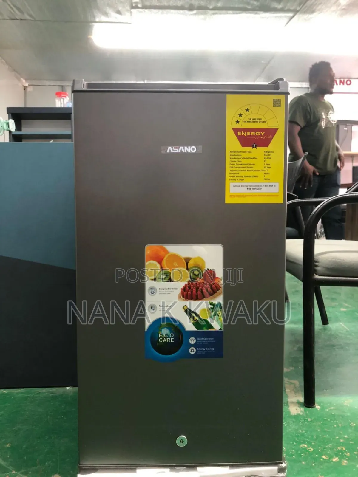 Asano 89litres Single Door Fridge