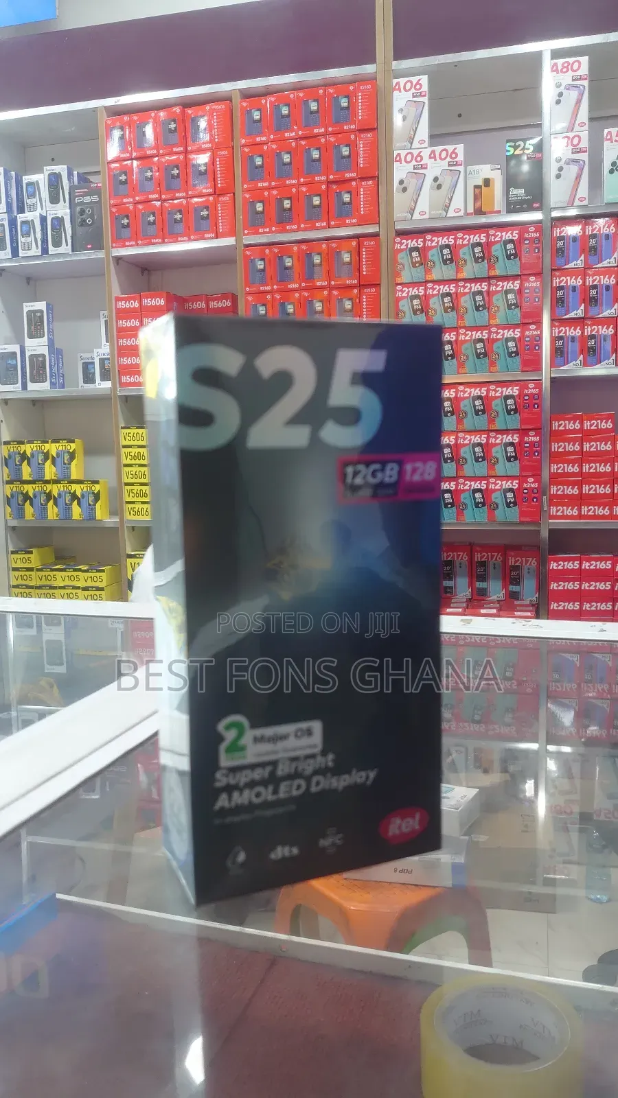 New Itel S25 128 GB Black