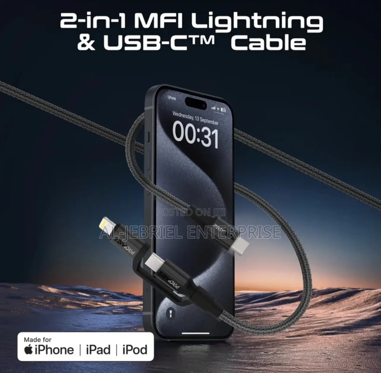 Promate Powerlink-Cci 60W High Speed Multi-Device Cable