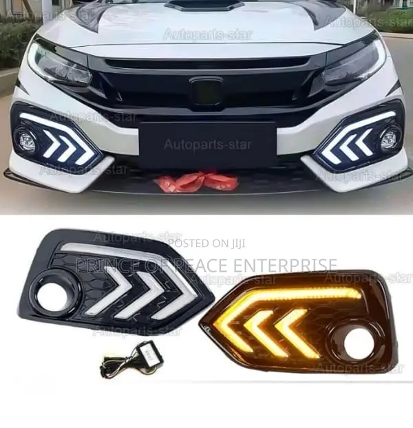 Honda Civic Hatchback 2017 2018 19 2020 2021 LED Foglight